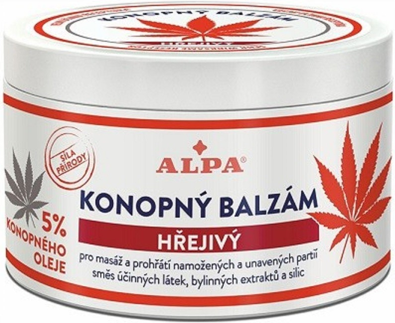 Alpa konopný balzám hřejivý 250 ml