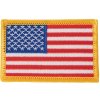 ROTHCO nášivka US vlajka 5 x 7,5 cm farebná žltý lem