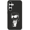 Karl Lagerfeld puzdro gumené Samsung S938 Galaxy S25 Ultra KLHMS25LPNYKGRTK čierne