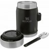 Stanley 1913 Termo nádoba na jedlo The Legendary Food Jar s vidličkou Matte Black 400 ml