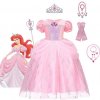 Dětské dívčí šaty princezna Ariel a doplňky 110 - 130 110 cm