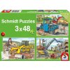 Schmidt - Puzzle 3x48 Na stavenisku - 40-99 dielov
