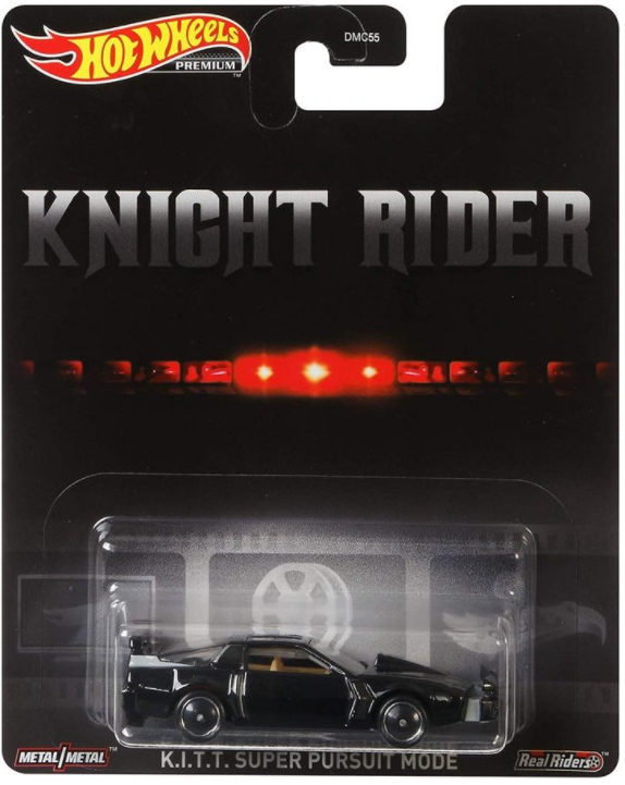Mattel Hot Wheels Toys Premium Knight Rider K.I.T.T. Super Pursuit Mode