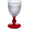 Vista Alegre - dvojfarebný pohár na víno / vodu 0,28l - červený, Bicos