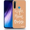 Picasee silikónový prehľadný obal pre Xiaomi Redmi Note 8 - Boss Mama