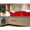DIMEX | Fototapeta do kuchyne Červený kryt KI-180-070 | 180 x 60 cm | červená + Samolepiace fototapety do kuchyne DIMEX Červený kryt KI-180-070 v rozmere 180 x 60 cm