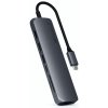 Satechi Slim Aluminum Type-C Multi-Port Adapter- space grey ST-UCSMA3M