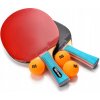 Rakety na stolný tenis Meteor Zephyr, sada 2 ks + 3 loptičky
