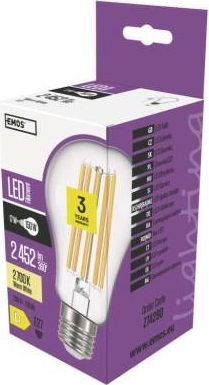 Emos LED žiarovka Filament A67 E27 17 W 150 W 2 452 lm teplá biela