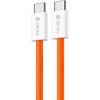 USB-C / USB-C kábel Smart, PD 60W, 1m, oranžová, Devia
