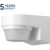Senzor pohybu 240°, IP65, 2000W, 10m, biely