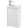 | Cersanit S801-568 - Závesná kúpeľňová skrinka s umývadlom MILLE 40x22 cm biela | S801-568