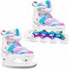 Raven Drill White/Neo Chrome 2v1 dětské kolečkové brusle - EU 34-37, pánský (hokejový)