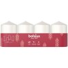 Bolsius Sviečky Pillar Advent, biele, 60x40 mm, bal. 4 ks