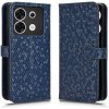 Peňaženkové puzdro Honeycomb Dot Texture Case modré – Infinix Zero 30 5G