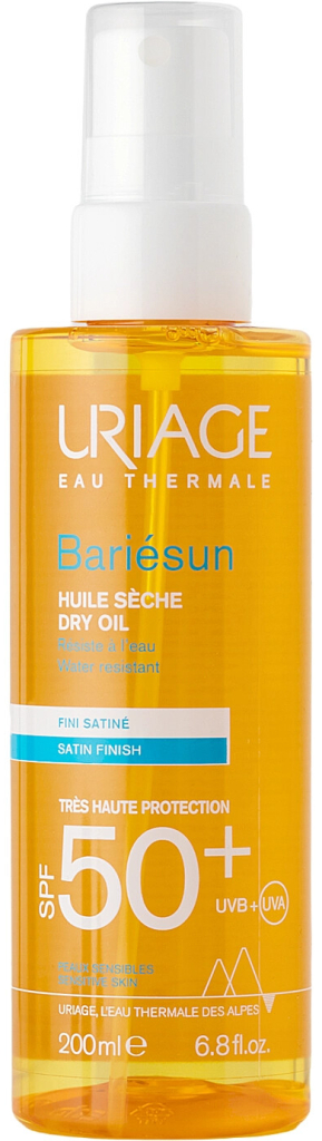 Uriage BariéSun olej na opaľovanie na telo a vlasy SPF50+ 200 ml