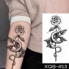 REBELULU Vodeodolné dočasné tetovačky pre ženy Dočasné tetovanie Ornament Body Art Arm Fake Tattoo Men Women