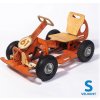 Šlapacie auto malé oranžové
