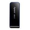 Apacer USB flash disk, USB 3.0, 32GB, AH356, čierny, AP32GAH356B-1, USB A, s výsuvným konektorom