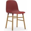 Normann Copenhagen Stolička Form Chair – červená/dub