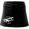 Still Plays With Planes - Športová sukne - two in one - XL ( Čierna )