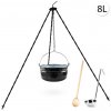 Perfect Home Kotlík s trojnožkou, varechou, naberačkou, 8L, 4ks, Set-94