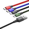 Baseus CA1T4-B01 Fast 4in1 Lightning, 2x USB-C, MicroUSB 3.5A ,1.2m
