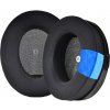 Náhradné Náušníky pre Kingston HyperX Cloud Orbit S, Pamäťová pena + PU Koža, Čierne, Chladivý Gél, 1 pár