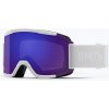 Lyžiarske okuliare Smith Squad white vapor/chromapop everyday violet mirror/clear