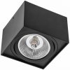 SPECTRUM - CHLOE AR111 povrchové bodové štvorcové nastaviteľné svietidlo GU10 IP20 145x145x100mm 250V - Čierne