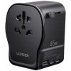 Nabíjačka Ugreen čierna 65W 4x USB Quick Charge 4.0