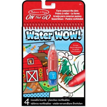 Melissa & Doug Magické pero Water Wow spájanie bodov Farma