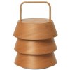Ferm Living Prenosná lampa Luver – prírodná