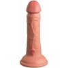 King Cock Elite 6 realistický dildo s prísavkou 15 cm prírodný