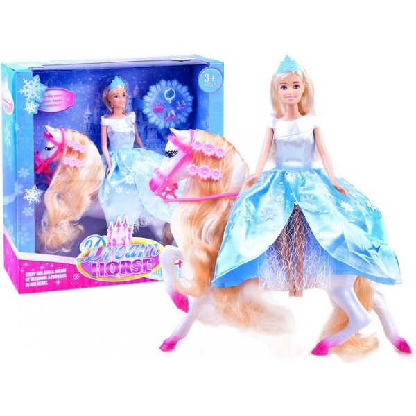 Barbie ANLILY Princezná s bielym Koňom modrá od 22 € - Heureka.sk