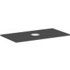 Hansgrohe Xelu Q doska pod umývadlo 98 x 55 cm diamantová matná sivá 54114910