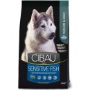 Krmivo pre psa Cibau dog Adult sensitive fish Medium & maxi 12 kg