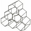 Compactor Hexagon Stojan na víno pro 6 lahví matná ocel RAN8663