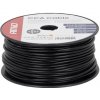 AMIO Jednožilový vodič reproduktora CCA 1x1.5mm2 50m 7.5A 12/230V čierny
