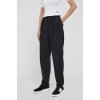 Nohavice Calvin Klein dámske, čierna farba, rovné, vysoký pás K20K206134 34