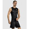 Pánsky rashguard – funkčné tričko Venum G-Fit Air – bez rukávov – Deep Black/Desert Sand Velikost: XL