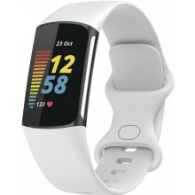 ESES - Silikonový řemínek bílý velikost S pro Fitbit Charge 5 1530002527