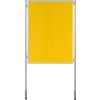 Textilný paraván, žltý 120 x 90 cm