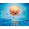 Diamondi Diamantové maľovanie - SLNKO NAD MOROM Rámovanie: vypnuté plátno na rám, Rozmer: 40x50 cm