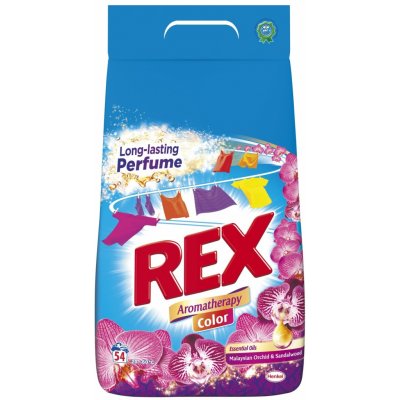 Rex Malaysan Orchid & Sandalwood Aromatherapy Color prášek na praní barevného prádla 54 PD 3,51 kg