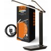 Smart LED LED stolná dotyková pracovná lampa 2x5W 2x200Lm USB-C čierna farba