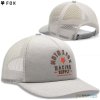Fox W Local Racer Trucker hat, light grey, one size