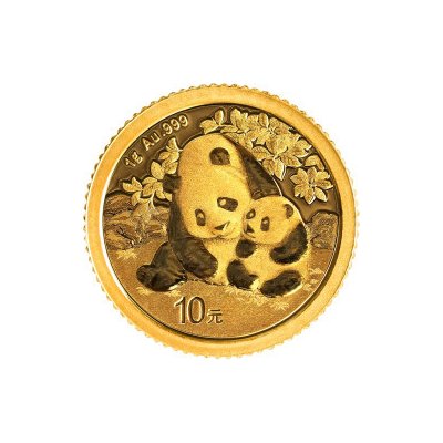 Čínská mincovna zlatá mince China Panda 2024 1 g