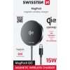 SWISSTEN BEZDRÔTOVÁ NABÍJAČKA MagPuck Qi2 1.5 M (kompatibilný s MagSafe)