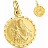 Argento Zlatý prívesok Škapuliar 8A061
